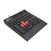 Клавиатура A4Tech X7 G100, 62кн, водостойкая, черный 